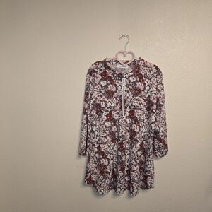 Floral 3/4 Sleeve Top